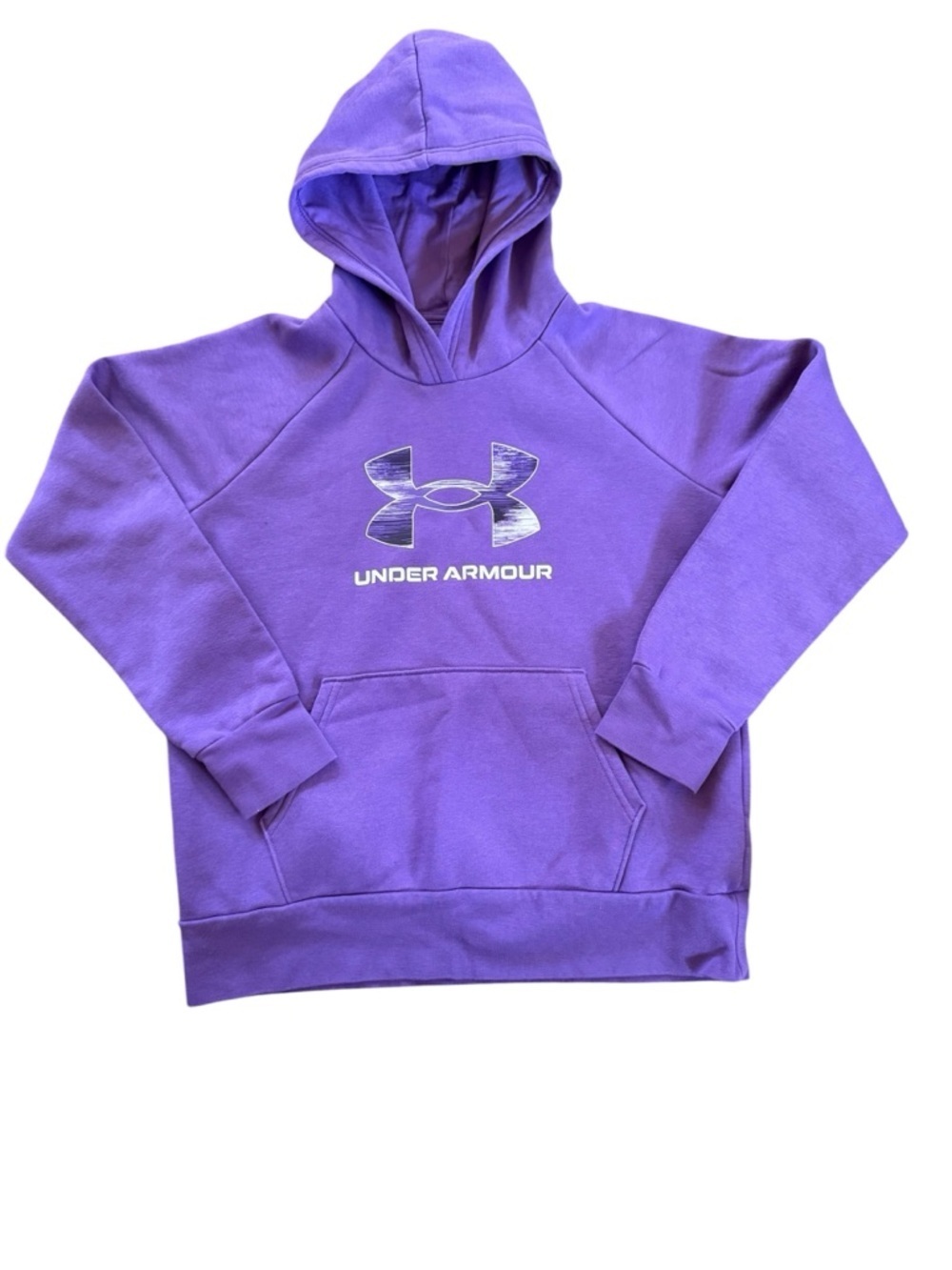 Girls Youth Large Under Armour hoodie EUC in purple